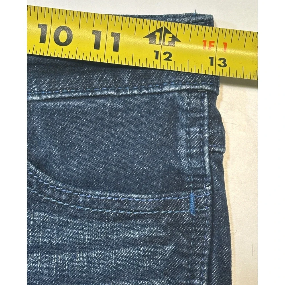 Hollister Denim Shorts Womens 1 W25 Dark Wash Cuffed High Rise Stretch Summer